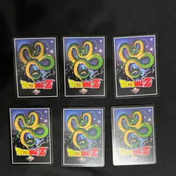 LOT 6 CARDS Dragon Ball Z DBZ CCG TCG Limited Preview Goku's Flight Fusion Saga - Image 2