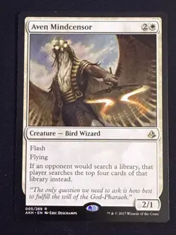 1x Aven Mindcensor (005) Amonkhet LP MTG Magic the Gathering x1 MKE - Image 1
