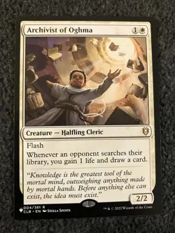 Magic MTG - Archivist of Oghma - Commander Legends: Battle for Baldur's Gate - Image 1