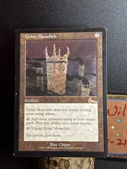 Grim Monolith Urza's Legacy MTG LP - Image 1