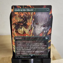 Clash of the Eikons (Borderless) #341 (NM) Final Fantasy FIN Magic MTG - Image 1