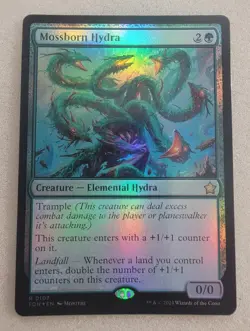 Mossborn Hydra | NM | FOIL | Foundations | FDN #107 | MTG - Image 1
