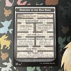 MTG Magic The Gathering Dungeon Of The Mad Mage/Goblin Token - Image 1