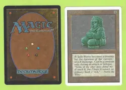 JADE STATUE, NM CONDITION, MAGIC: THE GATHERING, MTG UNLIMITED SET - Image 1