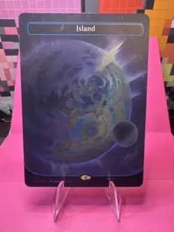 Island (492) (Borderless) (Galaxy Foil) Unfinity Foil - Image 1