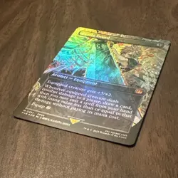 Magic: The Gathering ‘Buster Sword’ Borderless FOIL MTG FIN NM/M - Image 2