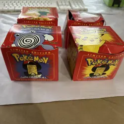 pokemon limited edition box set Lot (Charizard Jiggly Puff, Pikachu, And Poli) - Image 3