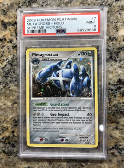 Pokemon Metagross Holo Rare Supreme Victors 7/147 PSA 9 - Pop 24! - Image 1