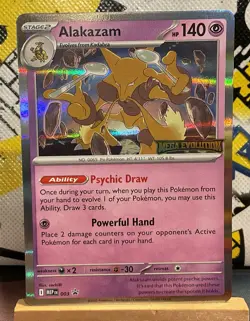 Alakazam - MEP 003 - Mega Evolution Prerelease Promo - Pokemon TCG - Image 1
