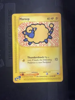 Pokemon TCG Mareep Expedition Base Set 119/165 WotC Vintage LP - Image 1