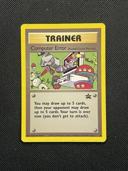 Computer Error #16 Black Star Promo Pokemon TCG WotC Vintage LP - Image 1