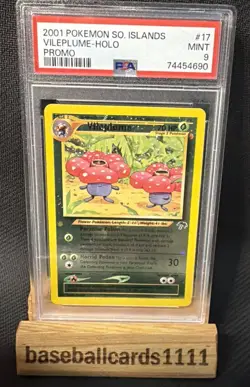 Vileplume 2001 Pokemon Southern Islands Promo #17 PSA 9 P2 - Image 1