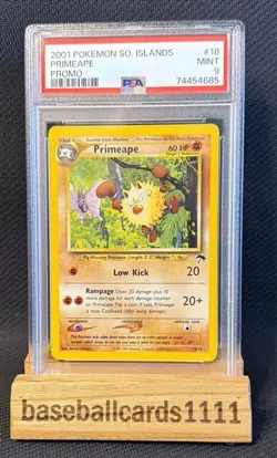 2001 POKEMON SOUTHERN ISLANDS PROMO #18 PRIMEAPE PSA 9 P1 - Image 1