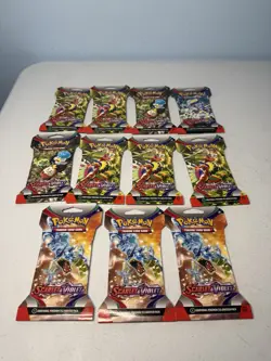 Pokemon TCG Scarlet And Violet Base Set Booster Pack Lot Of 11 - Image 1