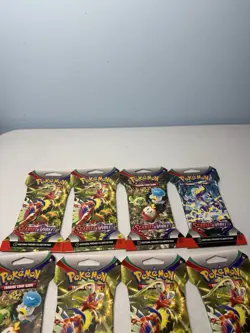Pokemon TCG Scarlet And Violet Base Set Booster Pack Lot Of 11 - Image 3