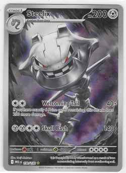 Steelix 150/132 Illustration Rare 2025 Pokemon Mega Evolution - Image 1