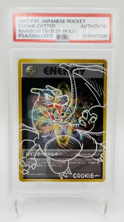 Charizard Signed Sketch PSA Authentic Pokemon Auto Cookie Cutter Rainbow Energy - Image 3