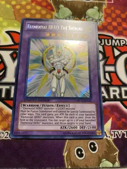 Elemental HERO The Shining PRC1-ENV01 - Secret Rare - Limited NM Yugioh - Image 2