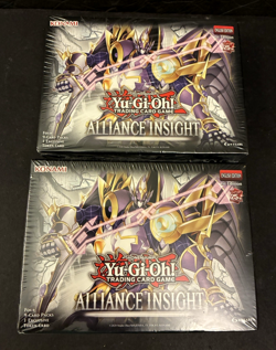 2 Yugioh Alliance Insight 1st Edition Mini Booster Box Factory Sealed 4Packs Per - Image 1