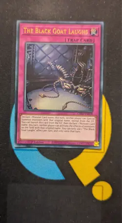 CH01-EN038 The Black Goat Laughs Ultra Rare 1st Edition YuGiOh - Image 1