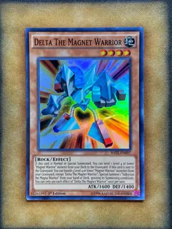 Yugioh Delta The Magnet Warrior RATE-EN097 Super Rare 1st Ed NM - Image 1