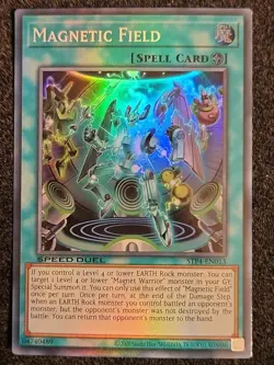 Magnetic Field Yu-Gi-Oh! STP4-EN013 Super Rare NM - Image 1