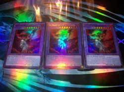 3x The Dragon That Devours the Dogma 1st Edition Ultra Rare CH01-EN041 Yu-Gi-Oh! - Image 1