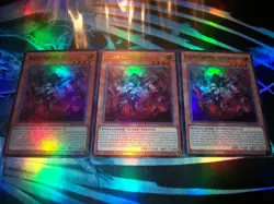 3x Blazing Cartesia, the Virtuous 1st Edition Ultra Rare CH01-EN004 Yu-Gi-Oh! - Image 1