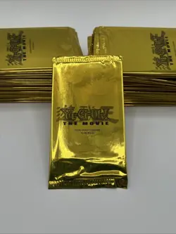 Yugioh The Movie 2004 Gold Promotional Pack! Brand New Factory Sealed 1x Pack - Image 1