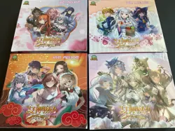 New! Goddess Story Trading Card Booster Box Lot of 4! CCG Anime Waifu Bikini #2 - Image 1