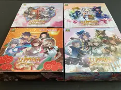 New! Goddess Story Trading Card Booster Box Lot of 4! CCG Anime Waifu Bikini #2 - Image 2