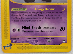 2002 Mr Mime #95a Aquapolis Regular Pokemon Card Common - Image 4