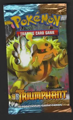 Pokemon "HGSS Triumphant" 10-Card Sealed Booster Pack (Electivire ) X1 - Image 1