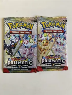 Pokemon TCG Prismatic Evolutions NEW / SEALED (2 Pack Of 10 Game Cards) - Image 1