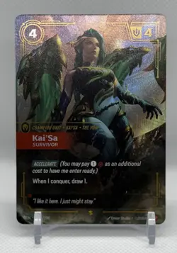 Kai'Sa Alternate Art Riftbound: League of Legends TCG card 039a/298 near mint - Image 1