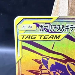 Garchomp & Giratina GX 225/173 UR SM12a Tag All Stars Japanese Pokemon Card NM - Image 2