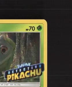 Bulbasaur SM198 Black Star Promo Holo Stamped Pokemon Card LP - Image 4
