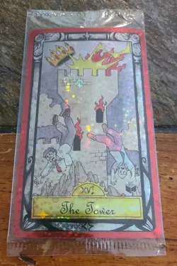 MetaZoo Seance Big Box: THE TOWER Tarot Card, Full Holo, Sealed - Image 1