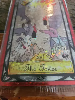 MetaZoo Seance Big Box: THE TOWER Tarot Card, Full Holo, Sealed - Image 2