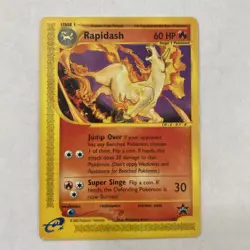 Pokemon Card - Rapidash Black Star Promo #51 - 2002 Vintage WOTC - **MP** - Image 1