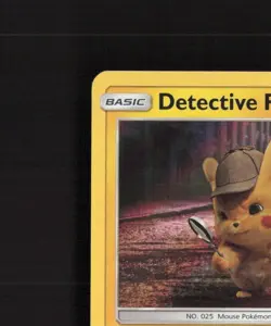 Detective Pikachu SM170 Black Star Promo Holo Pokemon Card LP - Image 3
