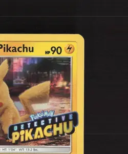 Detective Pikachu SM170 Black Star Promo Holo Pokemon Card LP - Image 4
