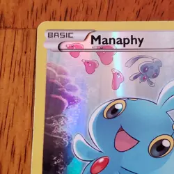 Manaphy XY113 Promo Pokemon Card TCG Full Art 2016 MP - Image 3