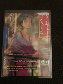 Gundam Card Game TCG GD02-085 R+ ALT ART FOIL Four Murasame Bandai English - Image 1