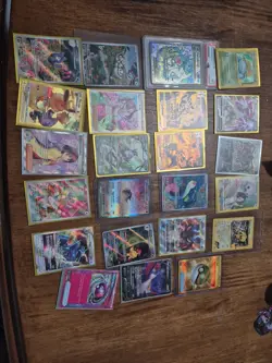 Lot Of Assorted Pokemon Cards. Full Art, PSA, VMax, And More! - Image 1
