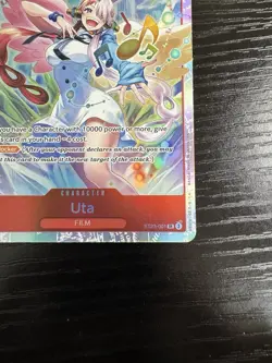 ST23-001 Uta : Super Rare English One Piece TCG Card : ST23: Starter Deck - RED - Image 5