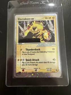 Pokemon TCG Electabuzz EX Ruby and Sapphire Holo Ultra Rare Card 97/109 LP - Image 1