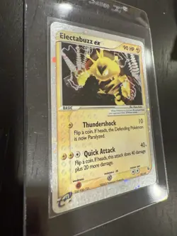 Pokemon TCG Electabuzz EX Ruby and Sapphire Holo Ultra Rare Card 97/109 LP - Image 2
