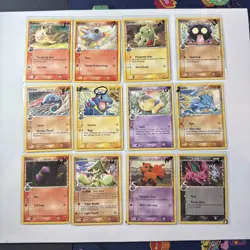 Pokemon Ex Delta Species Era Non Holo 12 Card Lot LP-MP - Image 1