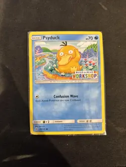 Pokemon TCG Psyduck 28/149 Build A Bear Promo Card New Sealed - Image 1
